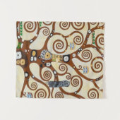 Baum Gustav Klimt wiederhergestellte Version Wandteppich (Vorderseite (Horizontal))