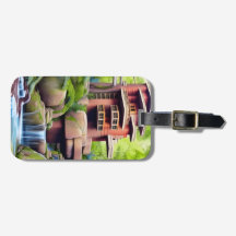 Baum Haus Digitale Kunst