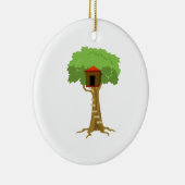 Baum-Haus Keramikornament (Rechts)