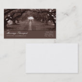 Baum-Heirat-Therapeut-Visitenkarte Visitenkarte (Vorne/Hinten)