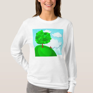 Baum Hintergrund, T-Shirt