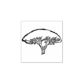 Baum-Holz-Kunststempel Gummistempel (Prägung)