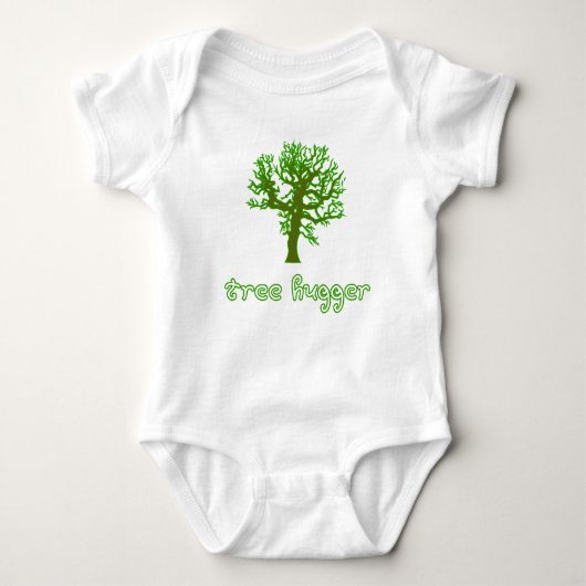 Baum Hugger Baby Strampler (Vorderseite)
