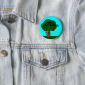 Baum Hugger, bin ich ein Baum Hugger Button (Beispiel)