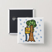 Baum-Hugger Button (Vorne & Hinten)