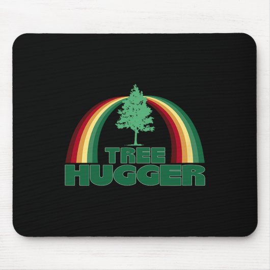 Baum Hugger Earth Day Tree Environmental Protectio Mousepad (Vorne)