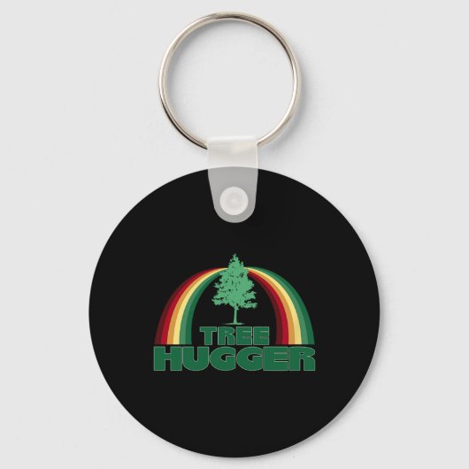 Baum Hugger Earth Day Tree Environmental Protectio Schlüsselanhänger (Vorderseite)