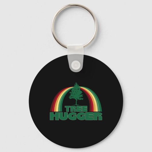 Baum Hugger Earth Day Tree Environmental Protectio Schlüsselanhänger (Vorderseite)