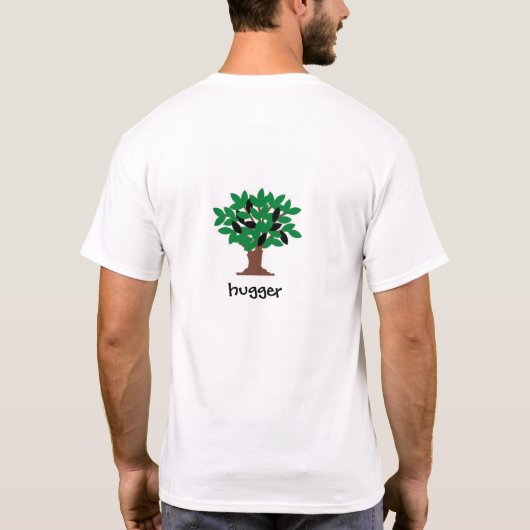 Baum hugger - hinter T-Shirt (Rückseite)