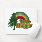 Baum Hugger Hippie-Regenbogen Mousepad (Mit Mouse)