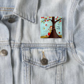 Baum Hugger - Knopf Button (Beispiel)