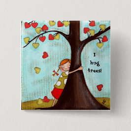 Baum Hugger - Knopf Button