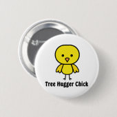 Baum Hugger Küken Button (Vorne & Hinten)