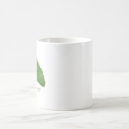 Baum Hugger, Leaf Lover - Ginkgo Kaffeetasse (Mittel)