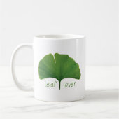 Baum Hugger, Leaf Lover - Ginkgo Kaffeetasse (Links)