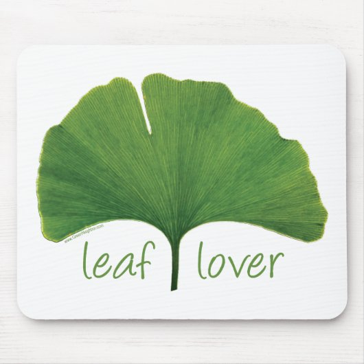 Baum Hugger, Leaf Lover - Ginkgo Mousepad (Vorne)