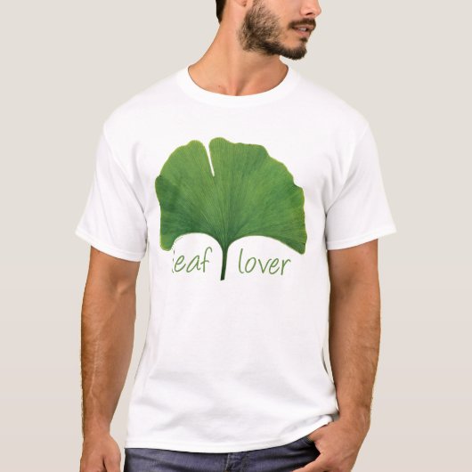 Baum Hugger, Leaf Lover - Ginkgo T-Shirt (Vorderseite)