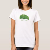 Baum Hugger, Leaf Lover - Ginkgo T-Shirt (Vorderseite)