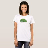 Baum Hugger, Leaf Lover - Ginkgo T-Shirt (Vorne ganz)