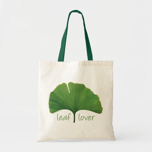 Baum Hugger, Leaf Lover - Ginkgo Tragetasche (Vorne)