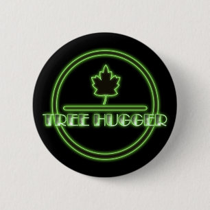 Baum Hugger Neon-Knopf Button