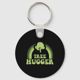 Baum Hugger Vintag Retro Natur Umweltohr Schlüsselanhänger