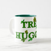 Baum Hugger Zweifarbige Tasse (Vorderseite Links)
