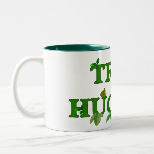 Baum Hugger Zweifarbige Tasse (Links)