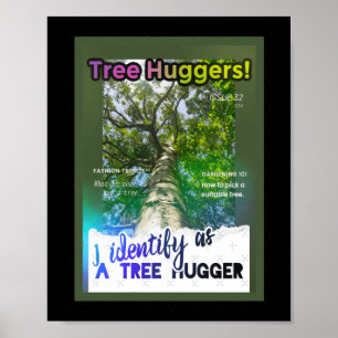 Baum Huggers Extraordinaire. Zine Cover Poster