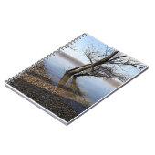 Baum im Fluss Donau Notizblock (Linke Seite)