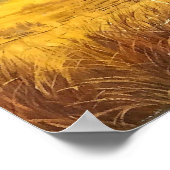 Baum im goldenen Licht Poster (Ecke)