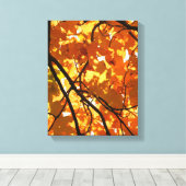 Baum im Herbst Leinwanddruck (Insitu (Holzboden))