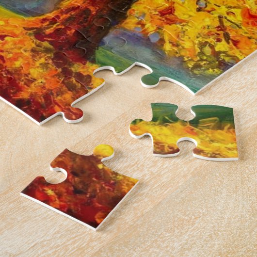 Baum im Herbst Puzzle (Seite)