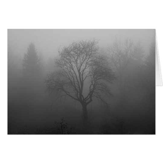 Baum im Nebel Karte