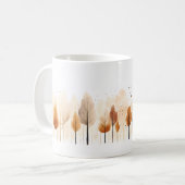 Baum im Pinselstil Kaffeetasse (Vorderseite Links)