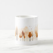 Baum im Pinselstil Kaffeetasse (Mittel)