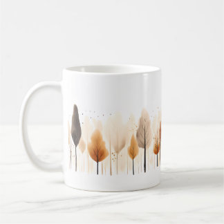 Baum im Pinselstil Kaffeetasse