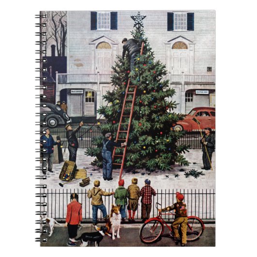 Baum im Rathausplatz Notizblock (Vorderseite)