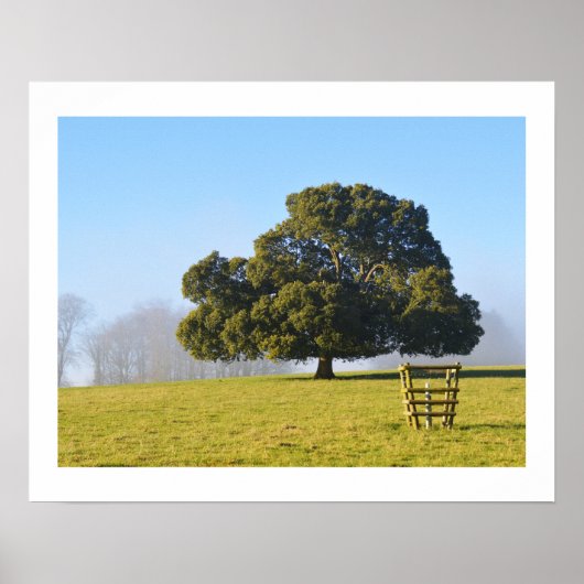Baum im Winter Poster (Vorne)