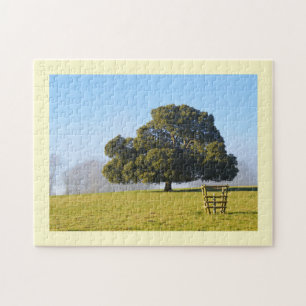 Baum im Winter Puzzle