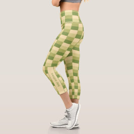 Baum in den Wüstenfarben Capri Leggings