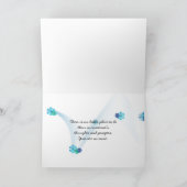 Baum in der Dämmerung denken an Sie Karte (Innenseite)