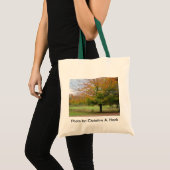 Baum in der Herbst-Tasche Tragetasche (Vorderseite (Produkt))