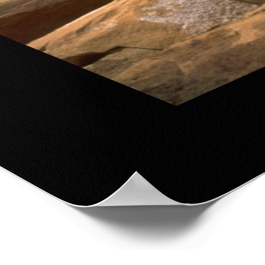 Baum in der Wand Poster (Ecke)