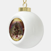 Baum in einer Blase Keramik Kugel-Ornament (Rechts)