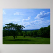 Baum in Field & Beautiful Sky Poster (Vorne)