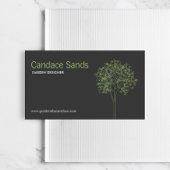 BAUM IN GRÜNEN/GRAY-Visitenkarte Visitenkarte