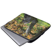 Baum in Herbstfotografie Laptopschutzhülle (Vorne Knopf)