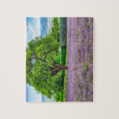 Baum in Lavender Field, Frankreich Puzzle (Vertikal)