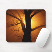 Baum in Nebel bei nächtlicher Mousepad (Mit Mouse)